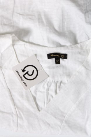 Дамска блуза Massimo Dutti, Размер M, Цвят Бял, Цена 28,90 лв.