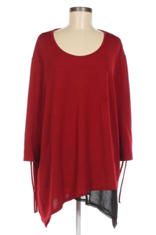 Γυναικεία μπλούζα Mia Moda, Μέγεθος 4XL, Χρώμα Κόκκινο, Τιμή 14,40 €
