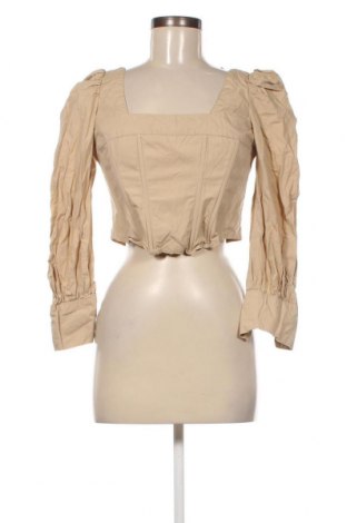 Γυναικεία μπλούζα Missguided, Μέγεθος M, Χρώμα  Μπέζ, Τιμή 4,37 €