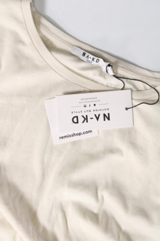 Γυναικεία μπλούζα NA-KD, Μέγεθος M, Χρώμα Εκρού, Τιμή 5,57 €