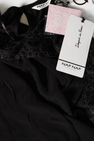 Γυναικεία μπλούζα Naf Naf, Μέγεθος L, Χρώμα Μαύρο, Τιμή 37,11 €
