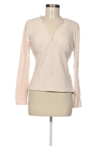 Γυναικεία μπλούζα Naf Naf, Μέγεθος M, Χρώμα  Μπέζ, Τιμή 5,57 €