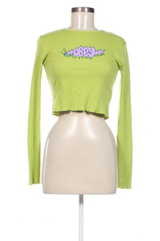 Damen Shirt Obey, Größe S, Farbe Grün, Preis 52,58 €