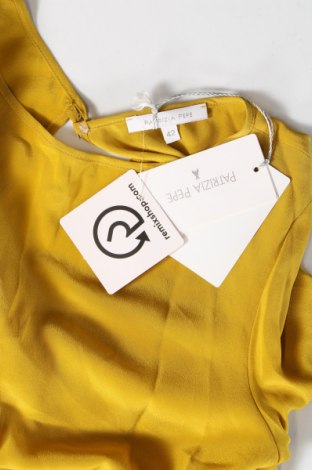 Γυναικεία μπλούζα Patrizia Pepe, Μέγεθος M, Χρώμα Κίτρινο, Τιμή 94,62 €