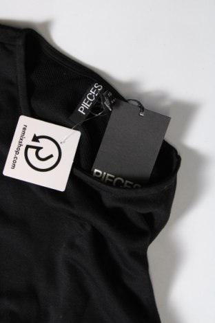 Γυναικεία μπλούζα Pieces, Μέγεθος M, Χρώμα Μαύρο, Τιμή 4,12 €