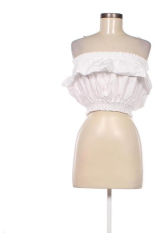 Γυναικεία μπλούζα Pull&Bear, Μέγεθος L, Χρώμα Λευκό, Τιμή 4,70 €