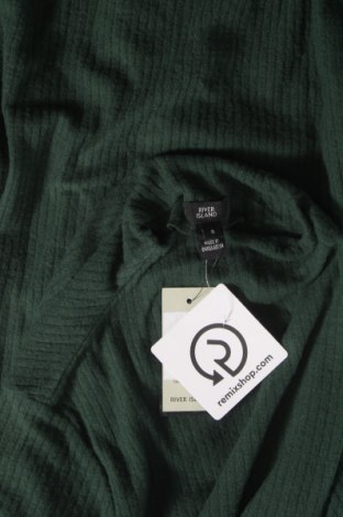 Γυναικεία μπλούζα River Island, Μέγεθος S, Χρώμα Πράσινο, Τιμή 37,11 €