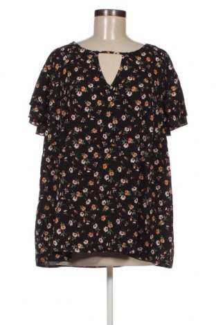 Дамска блуза SHEIN, Размер 4XL, Цвят Черен, Цена 10,07 лв.