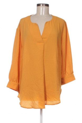 Дамска блуза SHEIN, Размер 3XL, Цвят Жълт, Цена 18,43 лв.