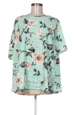 Γυναικεία μπλούζα SHEIN, Μέγεθος 4XL, Χρώμα Πράσινο, Τιμή 11,75 €