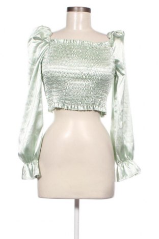 Дамска блуза SHEIN, Размер M, Цвят Зелен, Цена 6,46 лв.