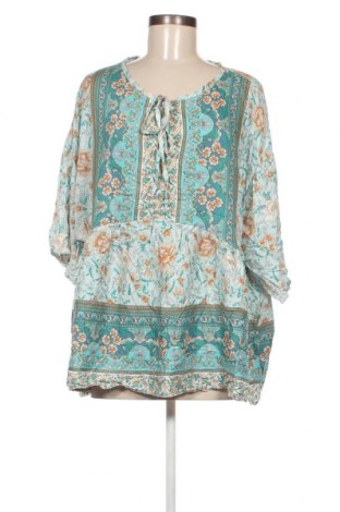 Γυναικεία μπλούζα SHEIN, Μέγεθος XXL, Χρώμα Μπλέ, Τιμή 8,93 €