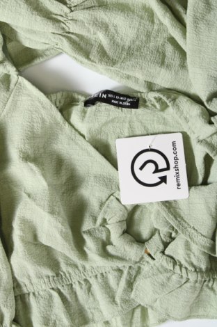 Дамска блуза SHEIN, Размер L, Цвят Зелен, Цена 19,00 лв.