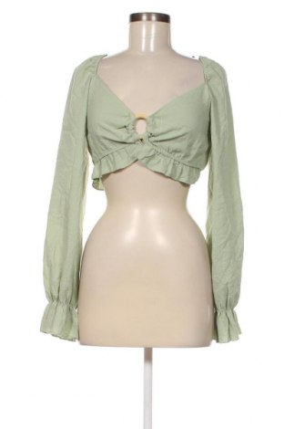 Дамска блуза SHEIN, Размер L, Цвят Зелен, Цена 4,37 лв.