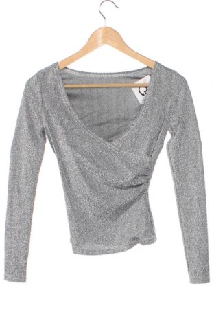 Γυναικεία μπλούζα SHEIN, Μέγεθος XS, Χρώμα Ασημί, Τιμή 11,75 €