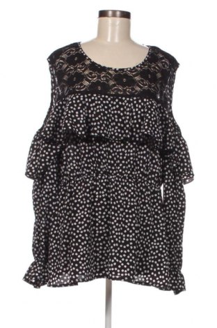 Γυναικεία μπλούζα SHEIN, Μέγεθος 4XL, Χρώμα Μαύρο, Τιμή 10,81 €