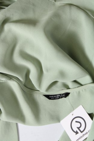 Дамска блуза SHEIN, Размер XL, Цвят Зелен, Цена 6,46 лв.