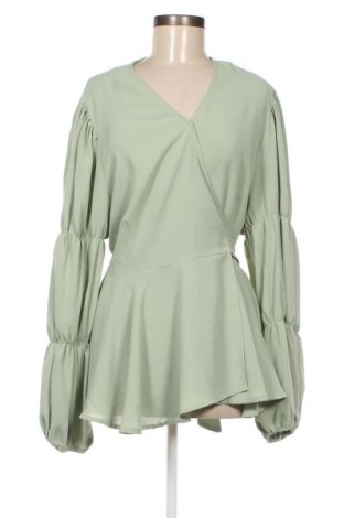 Дамска блуза SHEIN, Размер XL, Цвят Зелен, Цена 9,69 лв.