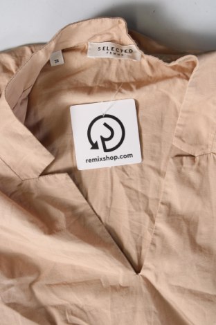 Γυναικεία μπλούζα Selected Femme, Μέγεθος M, Χρώμα  Μπέζ, Τιμή 11,48 €