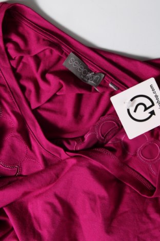 Damen Shirt Selection By Ulla Popken, Größe 3XL, Farbe Lila, Preis 15,87 €