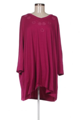 Γυναικεία μπλούζα Selection By Ulla Popken, Μέγεθος 3XL, Χρώμα Βιολετί, Τιμή 14,11 €