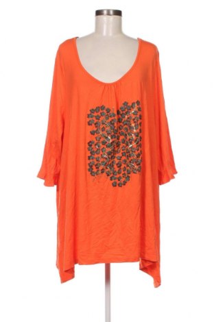Дамска блуза Sheego, Размер 3XL, Цвят Оранжев, Цена 23,28 лв.