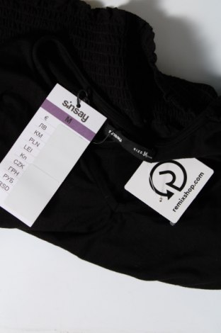 Γυναικεία μπλούζα Sinsay, Μέγεθος M, Χρώμα Μαύρο, Τιμή 7,79 €