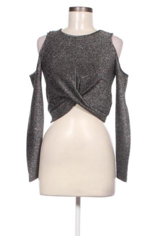 Дамска блуза Sinsay, Размер M, Цвят Сребрист, Цена 18,82 лв.