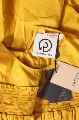 Γυναικεία μπλούζα TWINSET, Μέγεθος M, Χρώμα Κίτρινο, Τιμή 83,35 €