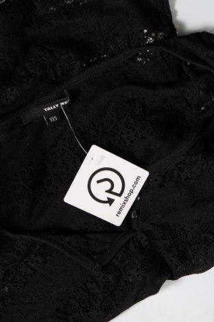 Γυναικεία μπλούζα Tally Weijl, Μέγεθος XXS, Χρώμα Μαύρο, Τιμή 2,47 €