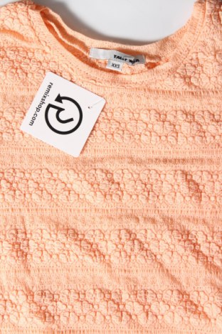 Γυναικεία μπλούζα Tally Weijl, Μέγεθος XXS, Χρώμα Πορτοκαλί, Τιμή 3,06 €