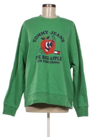Γυναικεία μπλούζα Tommy Jeans, Μέγεθος XL, Χρώμα Πράσινο, Τιμή 39,40 €