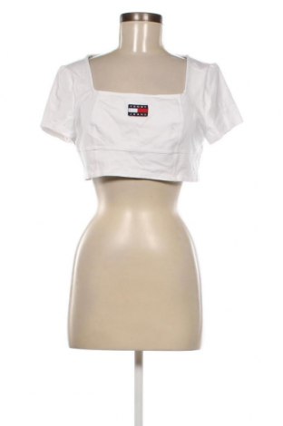 Γυναικεία μπλούζα Tommy Jeans, Μέγεθος XL, Χρώμα Λευκό, Τιμή 39,40 €