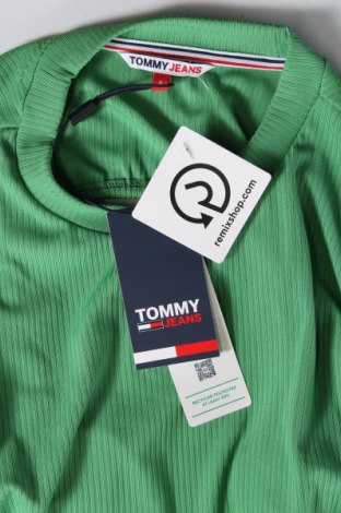 Γυναικεία μπλούζα Tommy Jeans, Μέγεθος S, Χρώμα Πράσινο, Τιμή 39,40 €