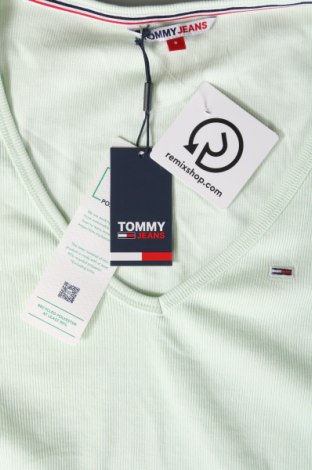 Damen Shirt Tommy Jeans, Größe S, Farbe Grün, Preis 44,33 €