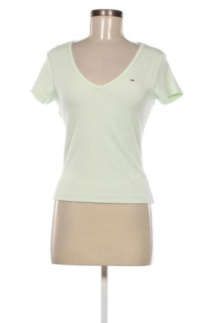 Damen Shirt Tommy Jeans, Größe S, Farbe Grün, Preis 82,32 €