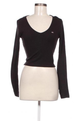 Γυναικεία μπλούζα Tommy Jeans, Μέγεθος S, Χρώμα Μαύρο, Τιμή 30,09 €