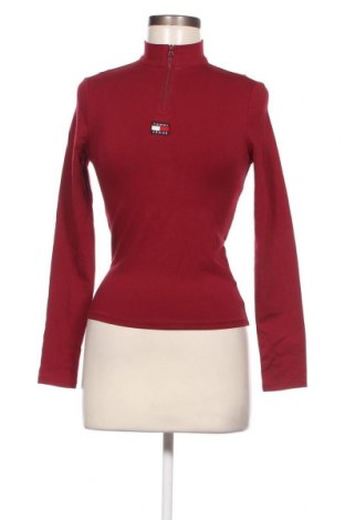 Bluză de femei Tommy Jeans, Mărime S, Culoare Roșu, Preț 209,54 Lei