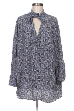 Γυναικεία μπλούζα Ulla Popken, Μέγεθος 5XL, Χρώμα Μπλέ, Τιμή 14,40 €