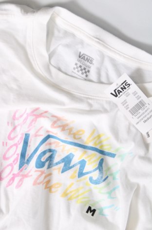 Γυναικεία μπλούζα Vans, Μέγεθος M, Χρώμα Λευκό, Τιμή 17,40 €