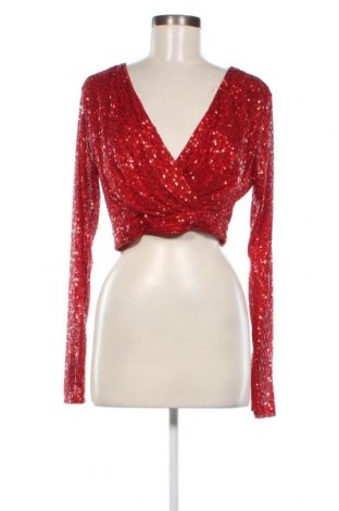 Γυναικεία μπλούζα Wal G, Μέγεθος L, Χρώμα Κόκκινο, Τιμή 7,42 €