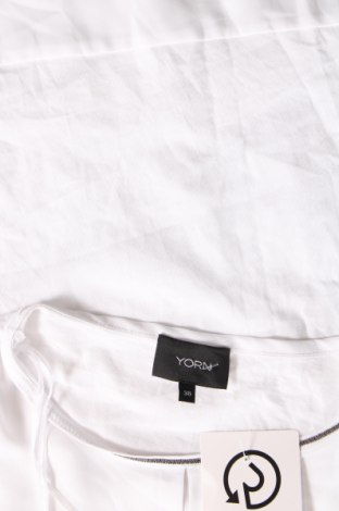 Γυναικεία μπλούζα Yorn, Μέγεθος M, Χρώμα Λευκό, Τιμή 4,70 €