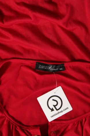 Дамска блуза Zanzea, Размер XXL, Цвят Червен, Цена 4,56 лв.
