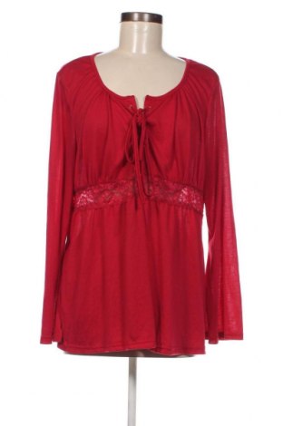 Дамска блуза Zanzea, Размер XXL, Цвят Червен, Цена 4,56 лв.