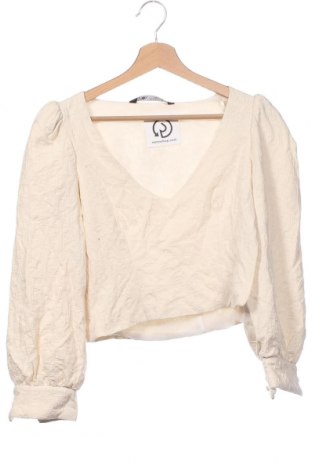 Дамска блуза Zara, Размер S, Цвят Екрю, Цена 6,60 лв.