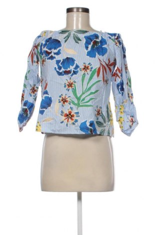 Дамска блуза Zara, Размер XS, Цвят Многоцветен, Цена 20,00 лв.