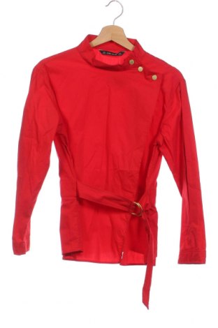 Дамска блуза Zara, Размер S, Цвят Червен, Цена 20,00 лв.
