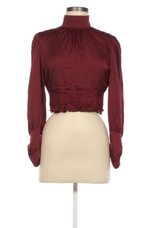 Дамска блуза Zara, Размер XS, Цвят Червен, Цена 20,00 лв.
