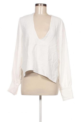Дамска блуза Zara, Размер XL, Цвят Бял, Цена 12,40 лв.