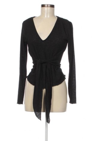 Дамска блуза Zara, Размер L, Цвят Черен, Цена 12,00 лв.